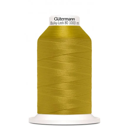 Gütermann Bulky-Lock 80 Sytråd Polyester 968 Gyllene – 1000m I lager