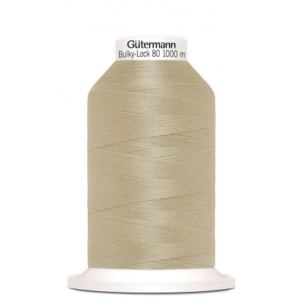 Reapris Gütermann Bulky-Lock 80 Sytråd Polyester 722 Sand – 1000m