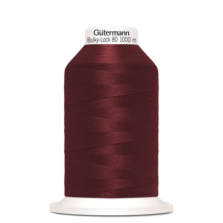 Extra rabatt Gütermann Bulky-Lock 80 Sytråd Polyester 369 Bordeaux – 1000m