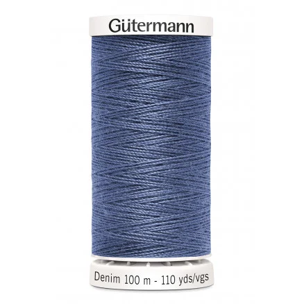 Säker betalning Gütermann Denim 50 Sytråd Polyester 6075 – 100m