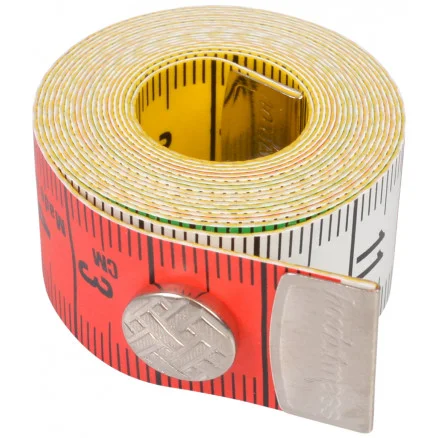 Måttband med Tryckknappslås Ass. färger 150cm – 1 st. Erbjudandepris