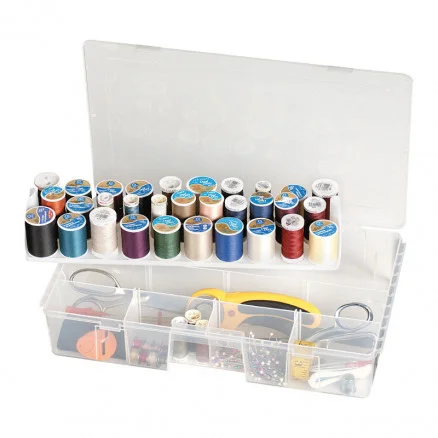 Lägg i varukorgen ArtBin Plastlåda till sytråd och tillbehör Transparent 40x24x8cm