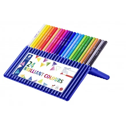 Staedtler Ergosoft färgpennor Ass. färger – 24 st. Sänkt pris