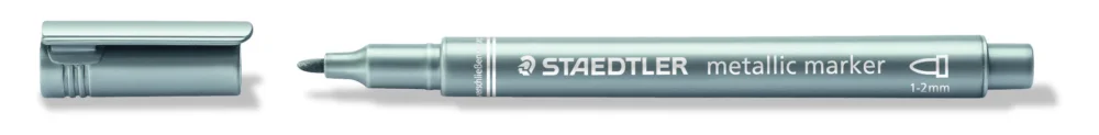Staedtler markerar silver metalliskt Expressleverans