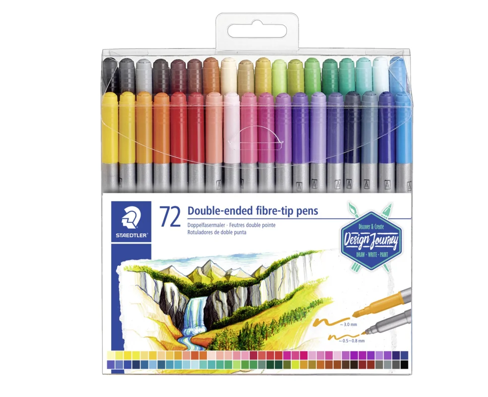 Staedtler Duo tusser 72 stk Snabb leverans