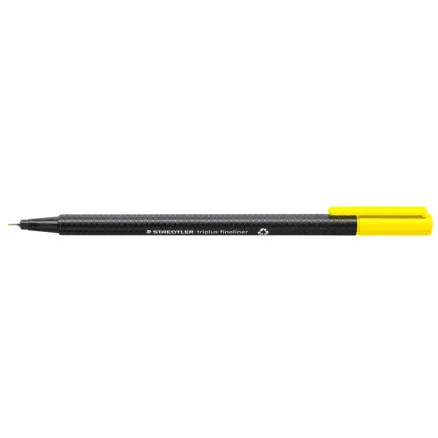 Trygg betalning Staedtler Triplus Fineliner Tuschpenna Gul 0,3mm – 1 st.