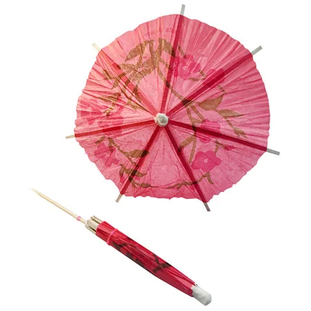 Rabatt Paraplyer, papper och trä 6 st – 253058