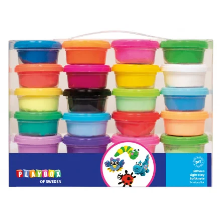Playbox Light Clay 14g – 24 st. Begränsad tid