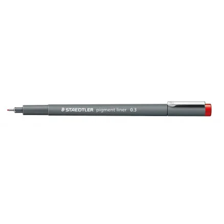 Staedtler Pigment Liner Tuschpenna Röd 0,3mm – 1 st. Billig