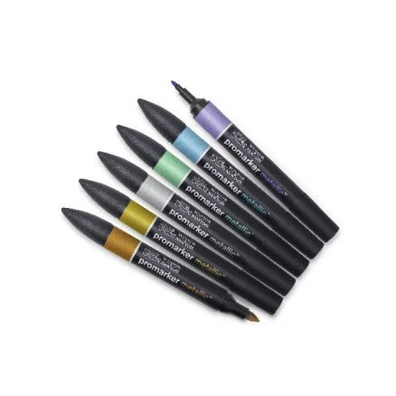 Promarker Metallic markörset 6st Bästa pris