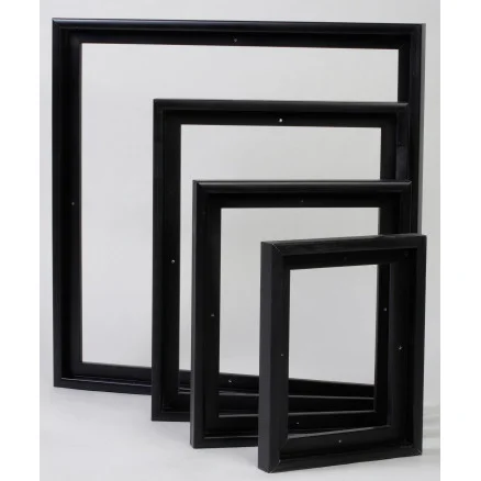 Kundfavorit Artino Svävarram Matt Svart 20x20cm