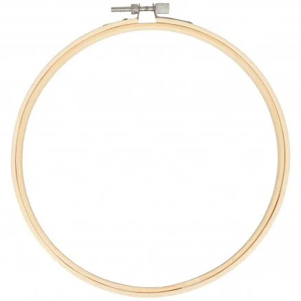 Beställ nu Infinity Hearts Broderiring Bambu Natur 17cm