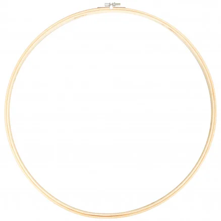 Infinity Hearts Broderiring Bambu Natur 40cm Populärt val