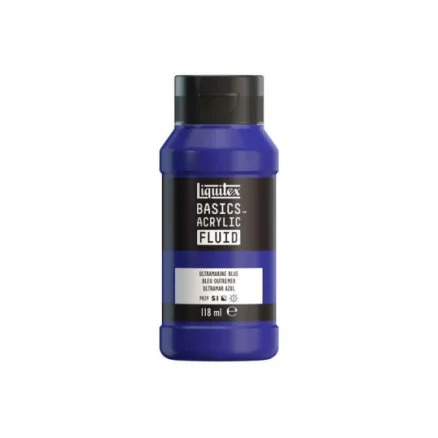 Basics fluid 118ml ultimarinblå rad 380 Populärt val