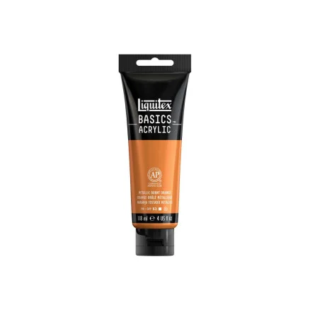 Basics 118ml metallic bränd orange Fri frakt