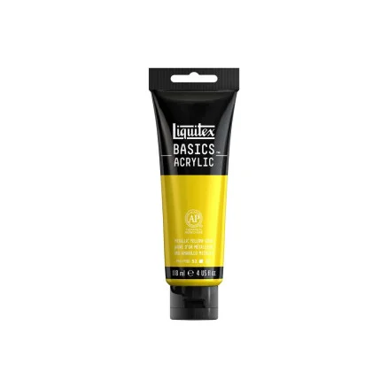 Lågt pris Basics 118ml metallic gul guld