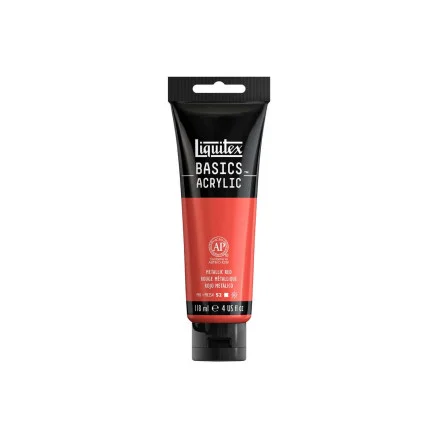 Fri frakt Basics 118ml metallic röd