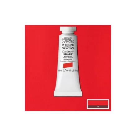 Designers Gouache 14ml Winsor Röd 726 Begränsat antal