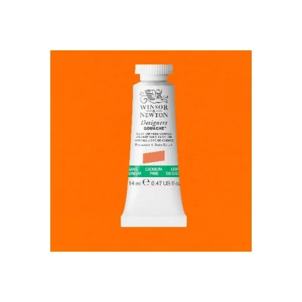 Kampanj Designers gouache 14ml cadminumfri, Orange 899