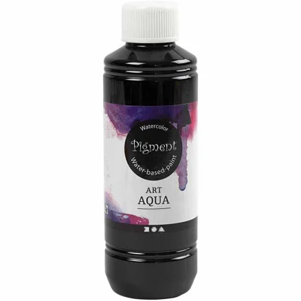 Fynd Flytande Akvarellfärg, svart, 250 ml/ 1 flaska