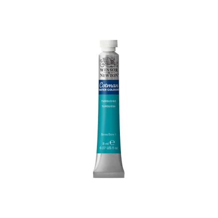 Erbjudande Cotman akvarellfärg 8ml Turkos 654