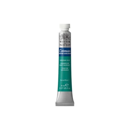 Rabatter Cotman akvarellfärg 8ml Viridian Hue 696