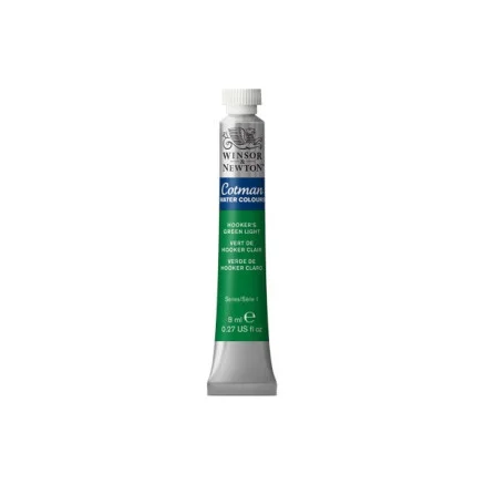 Begränsad tid Cotman akvarellfärg 8ml Hookers Green Light 314