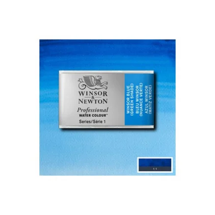 Endast idag Akvarellfärg proffspanna Winsor Blue Gn 707
