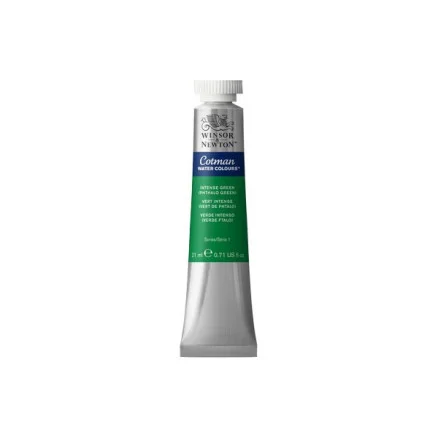 Extra rabatt Cotman akvarellfärg 21ml Intense Green 329