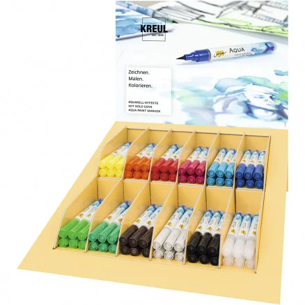 Endast idag SOLO GOYA Aqua Paint Marker, ass. färger, 12x6 st./ 1 förp.