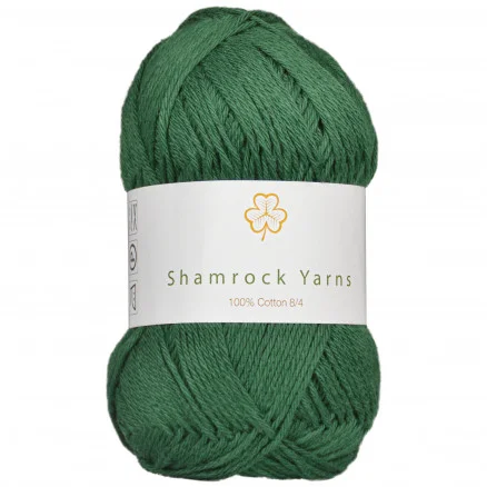Shamrock Yarns 100% Bomull Garn 13 Buteljgrön Sänkt pris