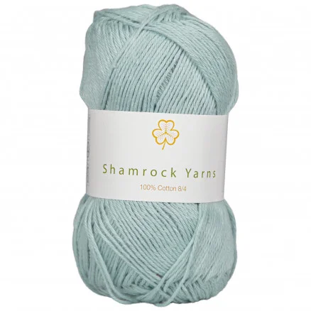 Köp nu Shamrock Yarns 100% Bomull Garn 17 Matt Ljus Mint