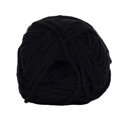 Billigare Hjertegarn Cotton 8/8 Garn 1990 Svart
