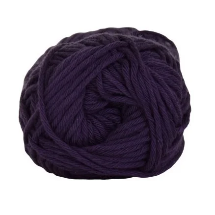 Hjertegarn Cotton 8/8 Garn 3714 Mörklila Rabatt