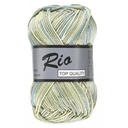 Sista chansen Lammy Rio Garn Print 626 Gul/Grön/Blå 50 gram