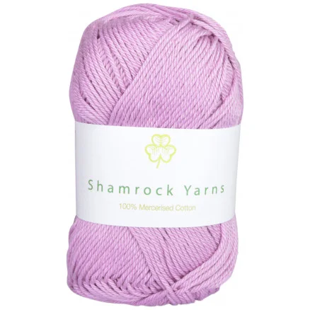 Rabatt Shamrock Yarns 100% merceriserad bomull 52 Lilac