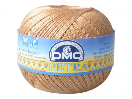 DMC Petra nr. 5 Virkgarn Unicolor 53045 Beige Beställ nu