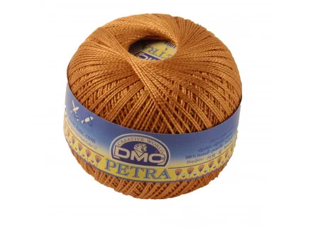 DMC Petra nr. 5 Virkgarn Unicolor 5922 Rost Nyhet
