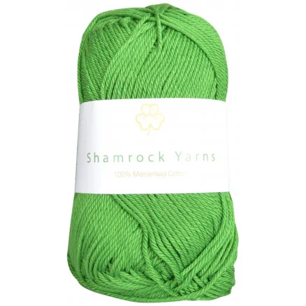 Shamrock Yarns Mercerised Cotton 156 Grön Sista chansen