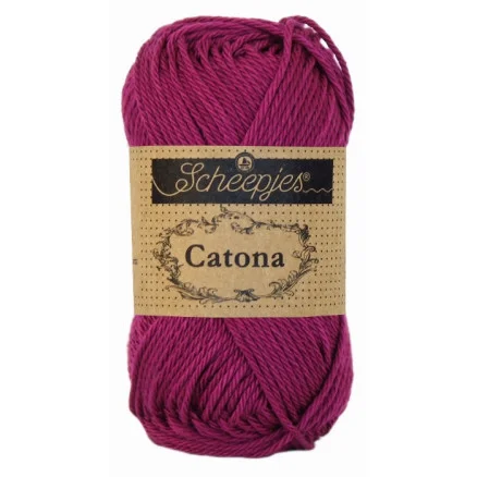 Expressleverans Scheepjes Catona Garn Unicolor 128 Helio