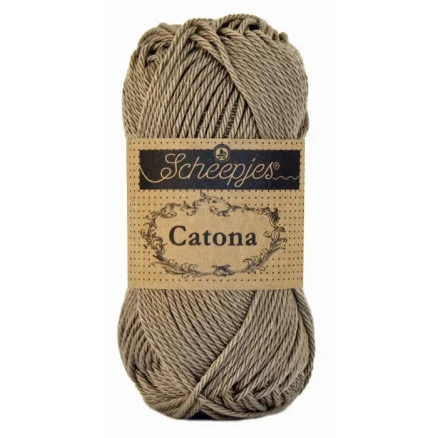 Scheepjes Catona Garn Unicolor 254 Fossil Lägg i varukorgen