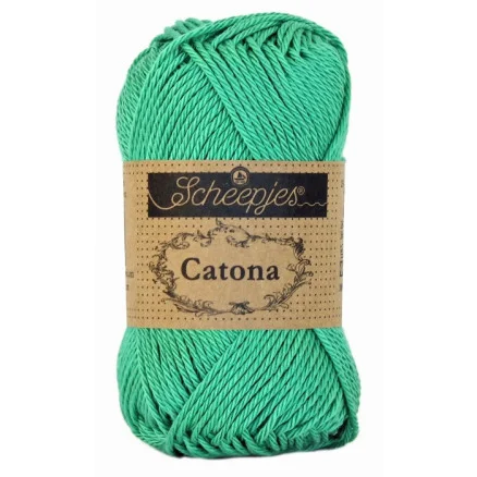 Scheepjes Catona Garn Unicolor 241 Parrot Green Outlet