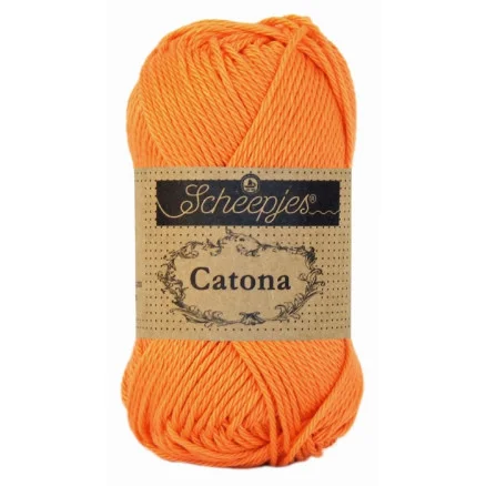 Scheepjes Catona Garn Unicolor 386 Peach Rea
