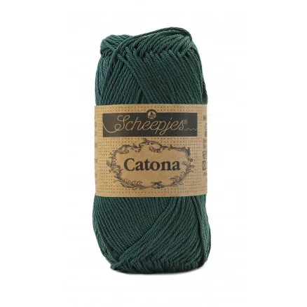 Scheepjes Catona Garn Unicolor 525 Fir Endast denna vecka