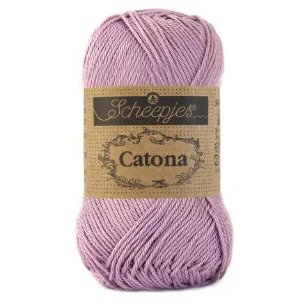 Scheepjes Catona Garn Unicolor 520 Lavender Billig