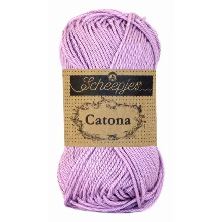 Billigare Scheepjes Catona Garn Unicolor 226 Light Orchid