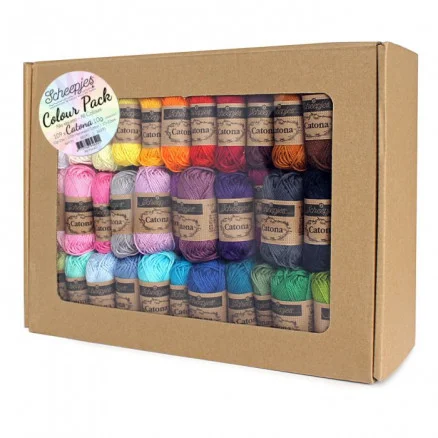 Scheepjes Catona Garnpaket 10g – 109 nystan Populär