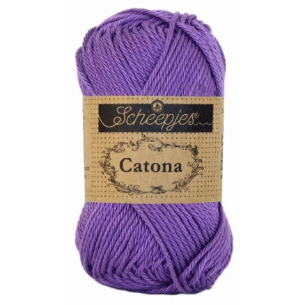 Scheepjes Catona Garn Unicolor 113 Delphinium Billig