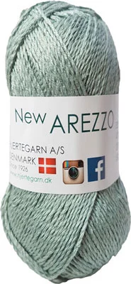 Nyhet New Arezzo Hjertegarn – Bambusgarn – Hørgarn – Bomuldsgarn – Fv 5106 Mint