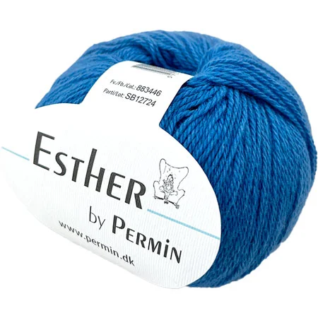 Endast idag Permin Esther Garn – fv 883446 Klar Blå